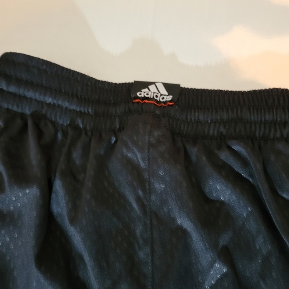 Adidas Mens Large Athletic Basketball Shorts Black - Picture 10 of 14